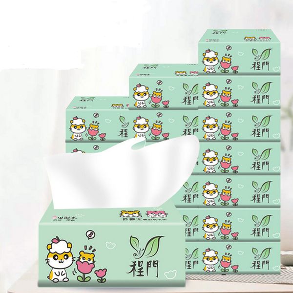 

10 packs 4 ply ultra soft paper extraction toilet tissues paper napkin for baby children