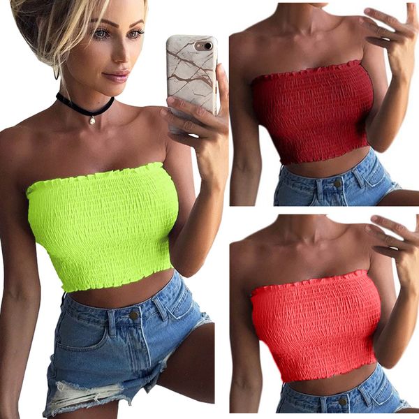 

2019 summer neon neon green crop tank clothes cute women cropped cropclothes, White