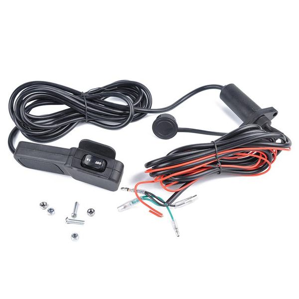 

motorcycle 12-24v general atv/utv 3m winch cable remote control line switch winch handle full sealed switch connectors supplies