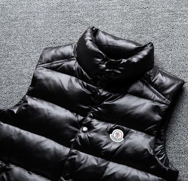 

высокое качество mo мужчины жилет с капюшоном теплый вниз жилет белая утка куртки одеяло рукавов шляпа трубопроводов мужские жилеты, Black;brown