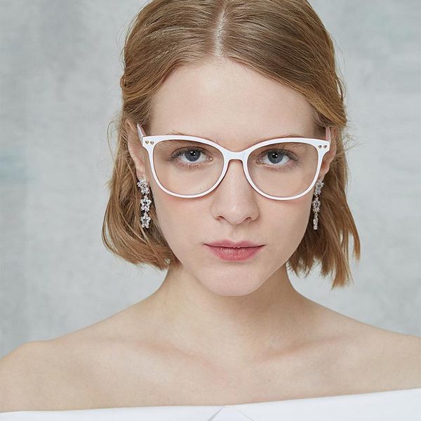 

2020 new blue light blocking hyperopia presbyopia men computer & mobile phone anti-blue goggles fashion optical eyeglass nx, White;black