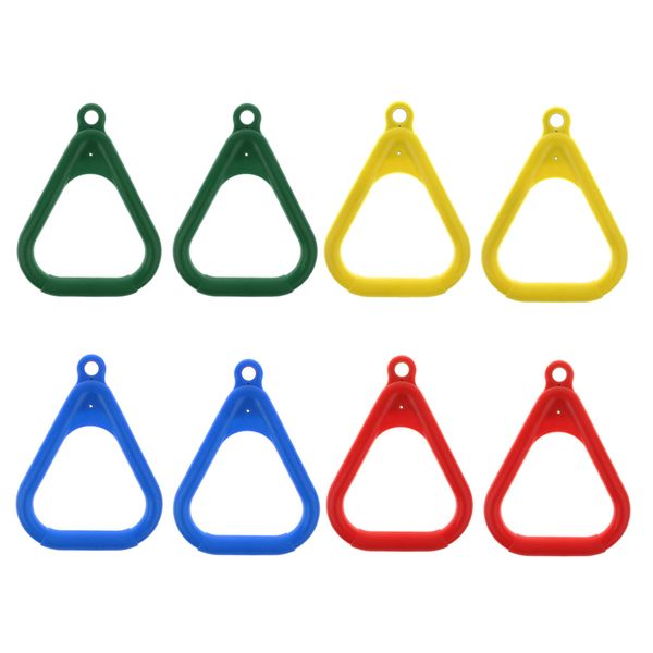 

4 pairs trapeze swing rings gym rings pull for climbing frames gymnastics