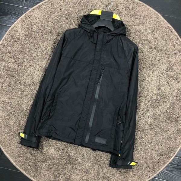 

19ss france mens designer jackets zipper brand section cn jacket high hooded windbreaker men jacket designer jacket handbag, Black;brown