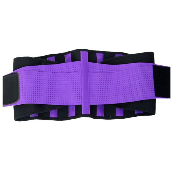 

xl-men and women waist trimmer belt lumbar back support gym fitness weightlifting belt, Black;gray