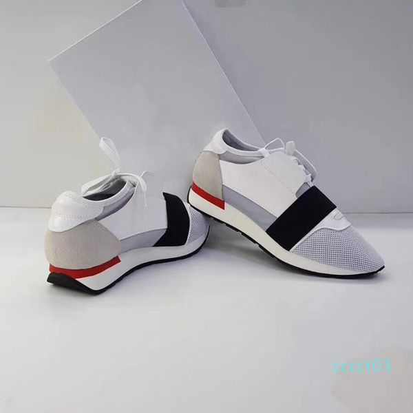 

pointed toe race runner shoes outdoors trainers with box 01 fashion luxury designer sneaker man woman casual shoes genuine 03ct, Black