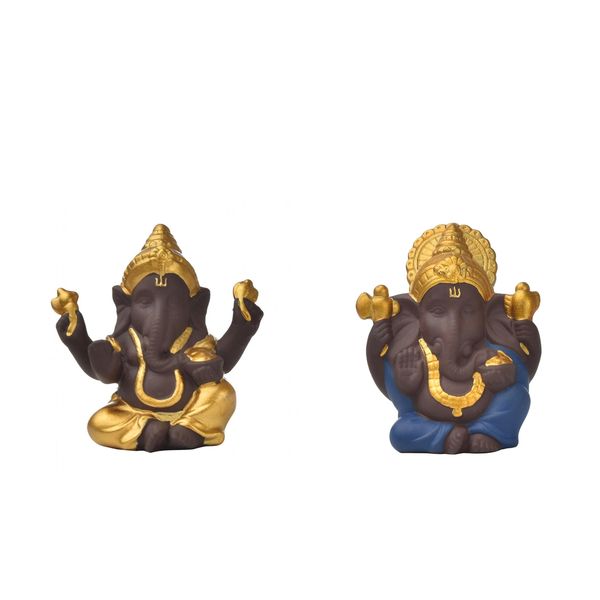 

resin ganesha statue figurine hindu god sculptures for car dashboard tabletop