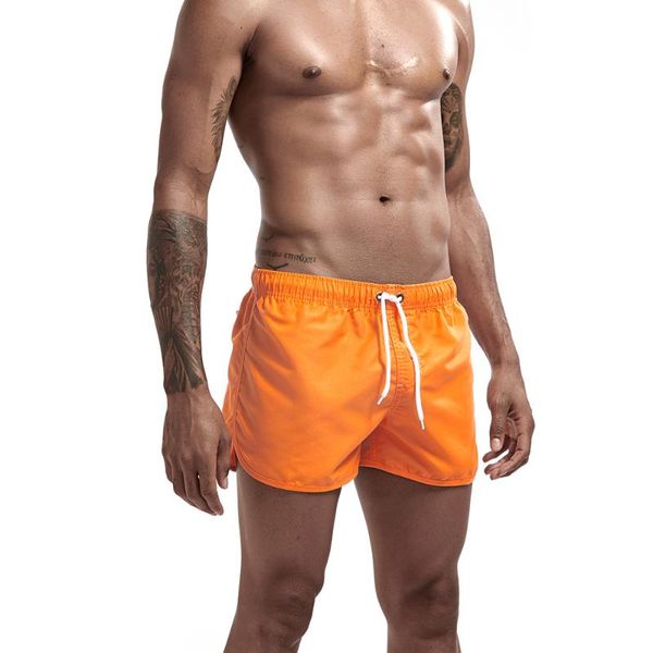 

men's swimwear 2021 summer style pure color quick dry shorts fashion personality five minutes pants casual beach