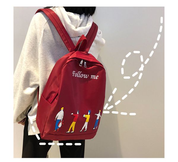 

hbp fashion luxury designer backpacks mens womens bags schoolbag girls campus backpack waterproof shoulder bag ins simple students bag