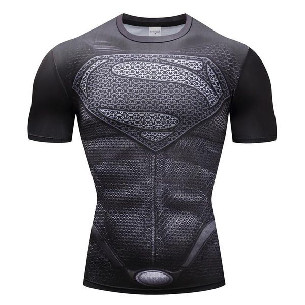 

camisetas де hombres camisas де compresin tops флэш camisetas фитнес culturismo camiseta лайкра, White;black