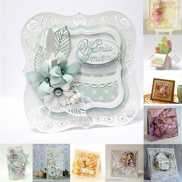 

mixed cutting dies diy scrapbooking paper cards kids handcrafts decor die-cutter