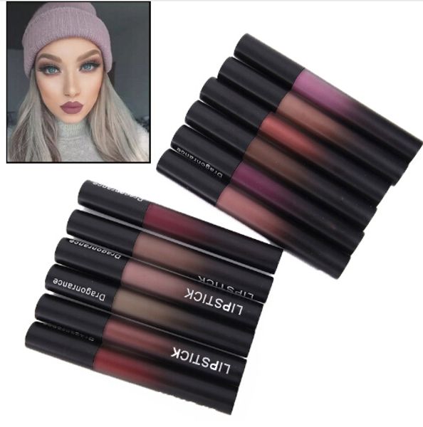 

makeup matte lipstick long lasting glitter liquid velvet lip gloss waterproof black lipstick korean cosmetics tools