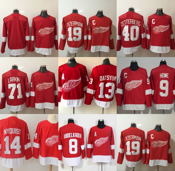 

Detroit Red Wings 71 Dylan Larkin 14 Gustav Nyquist 35 Jimmy Howard 72 Andreas Athanasiou 51 Frans Nielsen Hockey Jerseys Cheap White Red