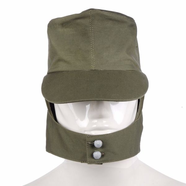 

wwii german army em summer panzer m43 field cotton cap, Blue;gray