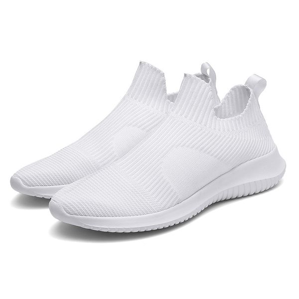 

comfortable men shoes casual breathable mesh sneakers men lace-up shoes casual slip on fashions walking spring, Black