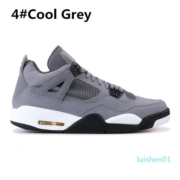 

new arrivel basketball shoes 4s nero fiba what the cool grey bred silt red pure money wings mens sports sneakers traienrs size 7-13 l01