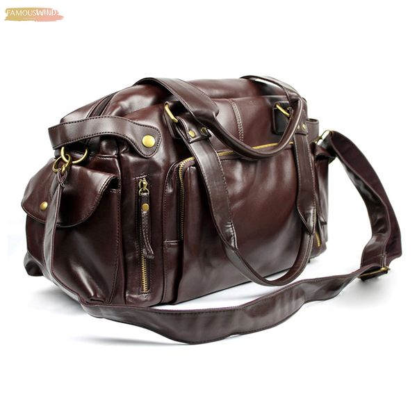 

men pu leisure shoulder england style handbag