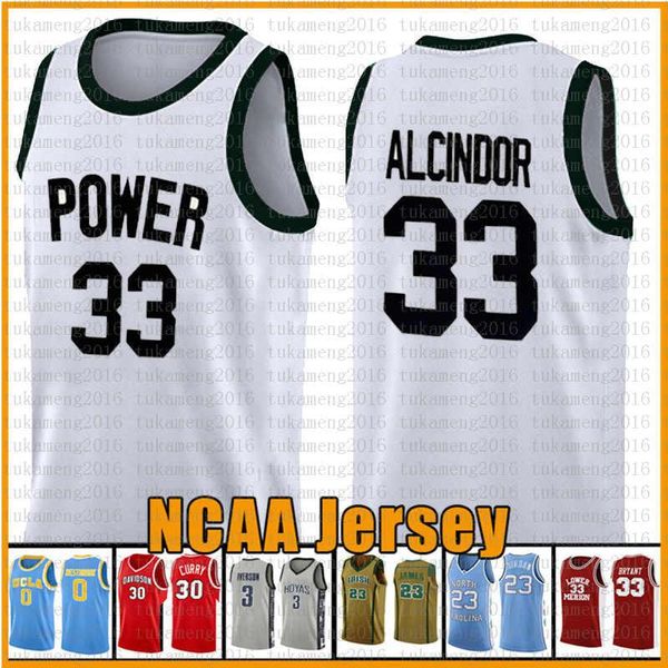 

men's black st. joseph's high school 33 kareem abdul-jabbar ferdinand lewis alcindor basketball jersey college university jerseys