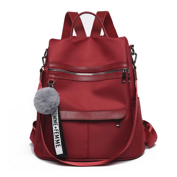 

women oxford backpacks handbag vintage female shoulder bag handle travel ladies backpack school crossbody bags girls preppy