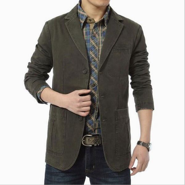 

vxo jacket men drop shipping men casual blazers masculino man suits cotton slim fit jackets suit collar khaki jacket, Black;brown