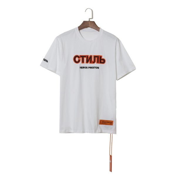 

2019ss Women Designer NASA Tshirts Heron Preston x Fashion Casual Vestidoes Tops Short Sleeved