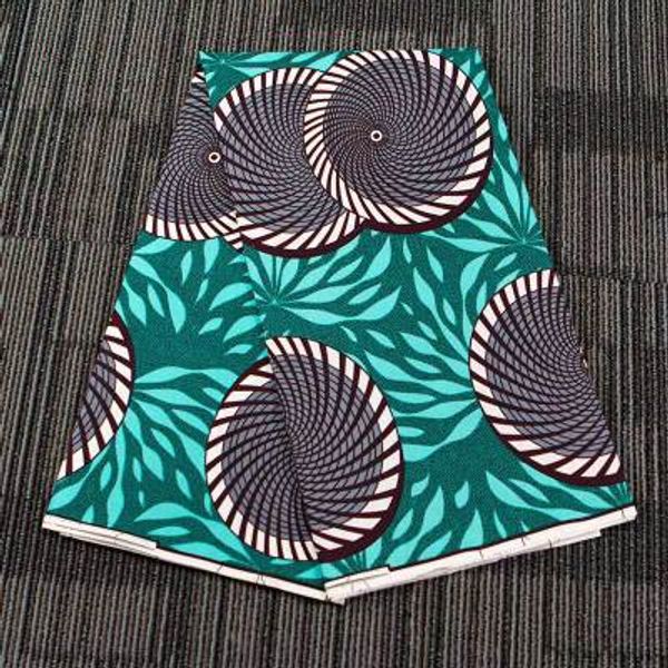 Afrika Ankara Polyester Wachs druckt Stoff Binta Echtwachs 6 Yards afrikanischer Stoff für Partykleid