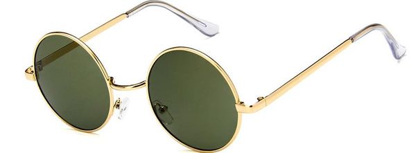 

european and american classic circular frame fashion sunglasses fashion retro high-definition sunglasses men and women sunglasses, White;black