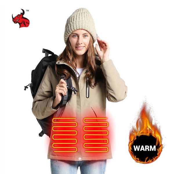 

motorcycle jacket men women winter electric thermal hooded clothing usb infrared heating waterproof moto jacket chaqueta moto
