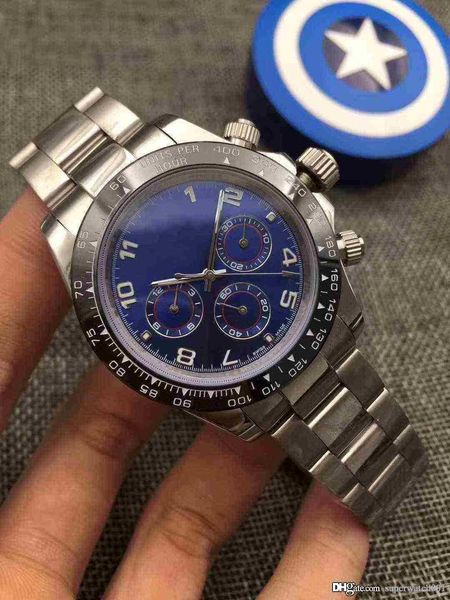 

asian 2813 automatic movement without chronograph function dtona watch 40mm luxury designer men's sports watch, Slivery;brown