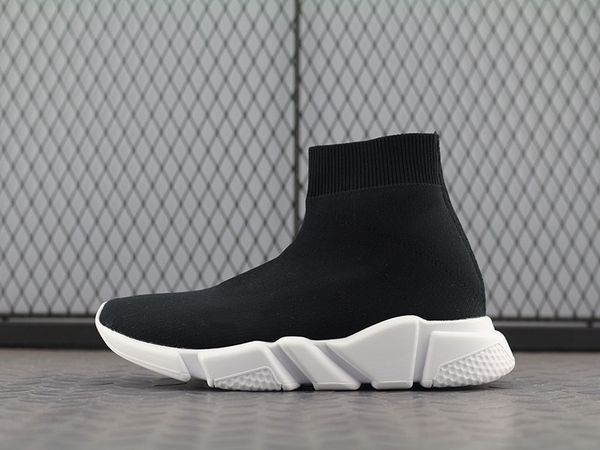 

new arrival speed sock dart speed trainer shoes for men and women shoes speed stretch-knit shoes sneakers size t07, Black