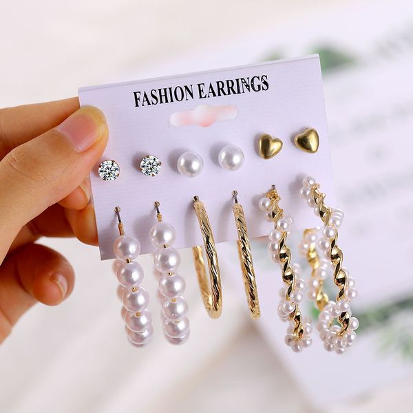 

za tassel acrylic earrings for women bohemian earrings set big geometric drop earring 2019 brincos female diy fashion jewelry, Silver