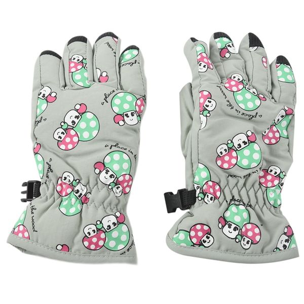 

non-slip, for 2-4 year old children, ski skate gloves (white moon