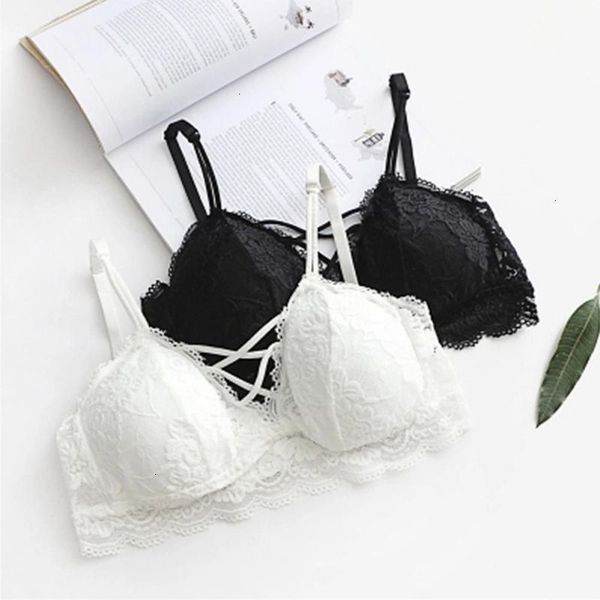 

push up bra women underwears women floral sheer lace bralette bra brassiere lingerie bustie cross bra for women padded underwear, Red;black