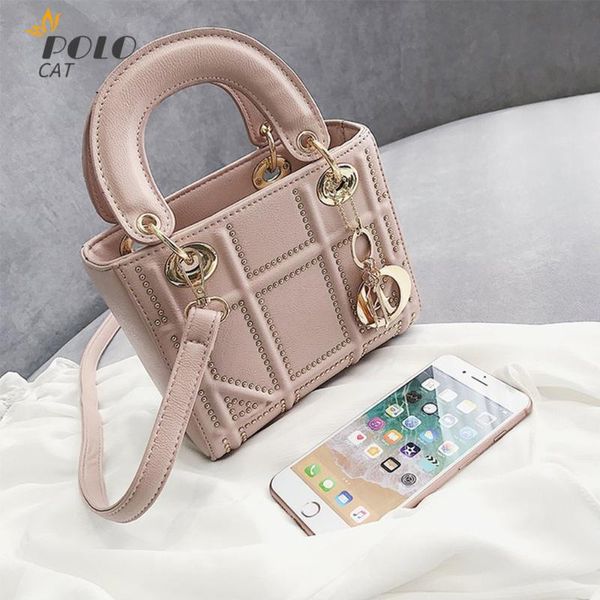 

handbag 2020 fashion new female tote bag quality pu leather women's handbag strap shoulder messenger bags