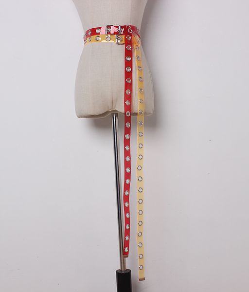 

fashion hand-knit long leather designer pvc rivets waist belt tassel party belts cummerbunds for women girls string waistband, Black;brown