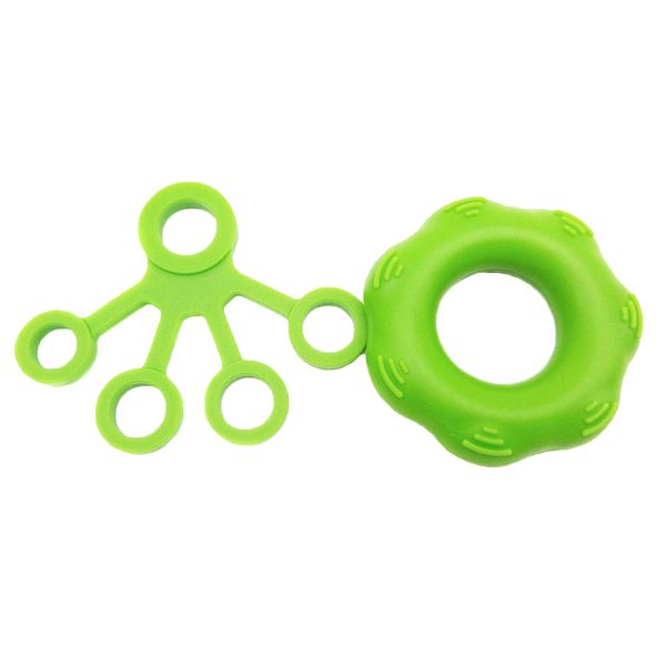 

2pcs/set silicone strength finger hand grip muscle power puller training exerciser b2cshop