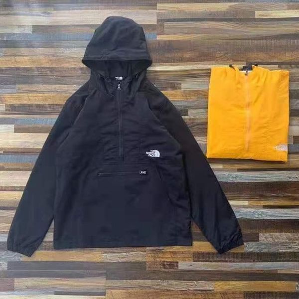 

2020 NORTH Падение Новый Half Zip Hoodie Jacket World Men S Легкий бурелом и непромокаемые куртка Водонепроницаемая Shell женщин S Hoodie