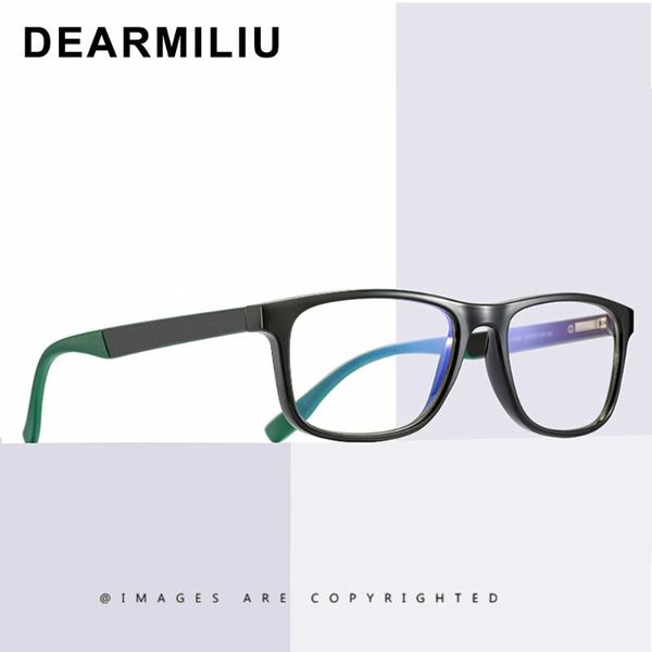 

dearmiliu 2020 new blue light blocking glasses full frame flat mirror for men and women reading computer gafas 2361, White;black