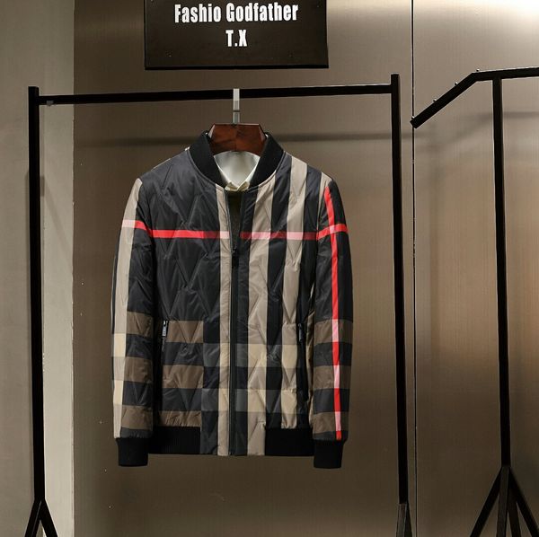 

luxury mens coat autumn winter brand jacket thick windbreaker male casual zipper coat long sleeve outdoor warm coats xa b102524k, Black;brown
