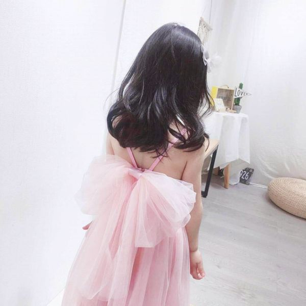 

tick tok 2020 new children summer princess dress baby sundress comfortable fairies fresh girl online fashion suspenders, Red;yellow