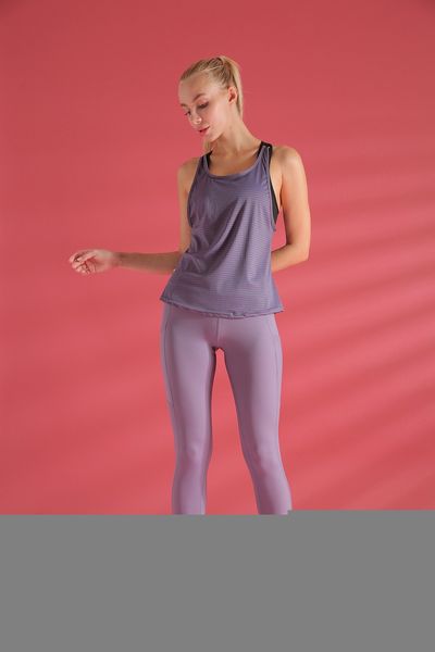 

syd# women yoga pant leggings casual loose pants wide trouser legs for yoga sports, White;red