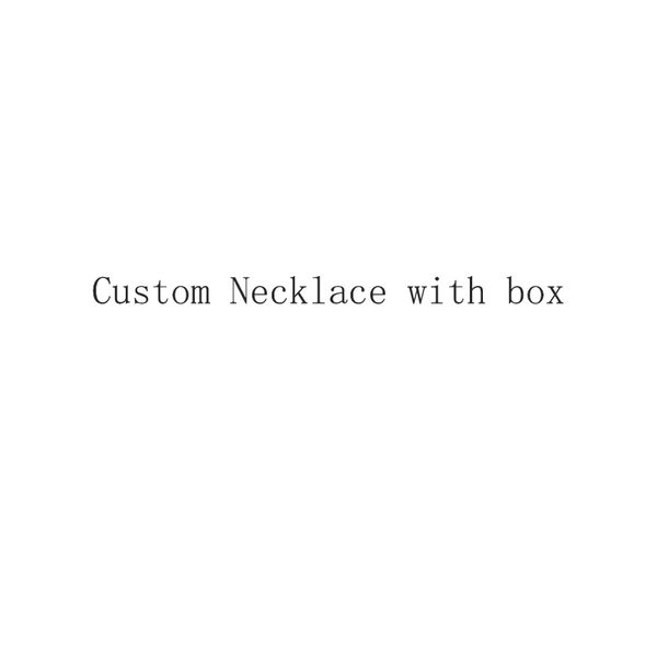 

custom name necklace with box mne180014, Silver