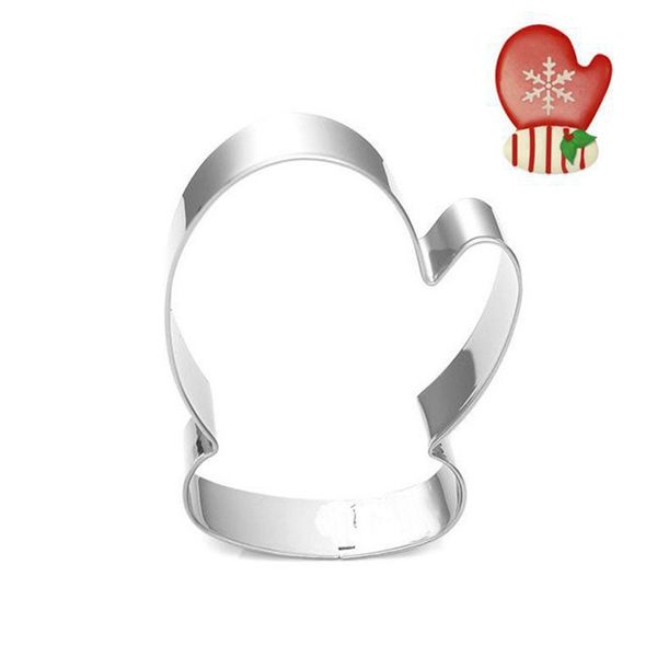

christmas gloves cookie tools cake stencil kitchen cupcake decoration template mold cookie coffee stencil mold baking fondant