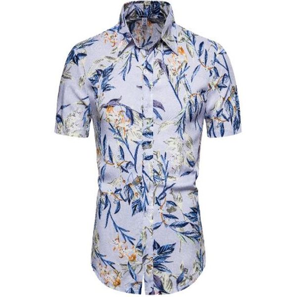 

new summer style men's leisure fashion creative unique printing lapel short-sleeved shirt, White;black