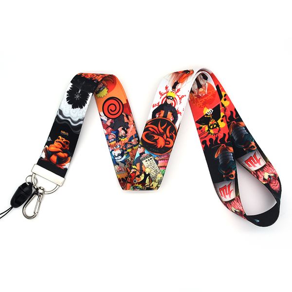

cartoon anime lanyard for phones uzumaki naruto lanyards phone case lanyard for keys phone neck straps badge holders c187, Silver