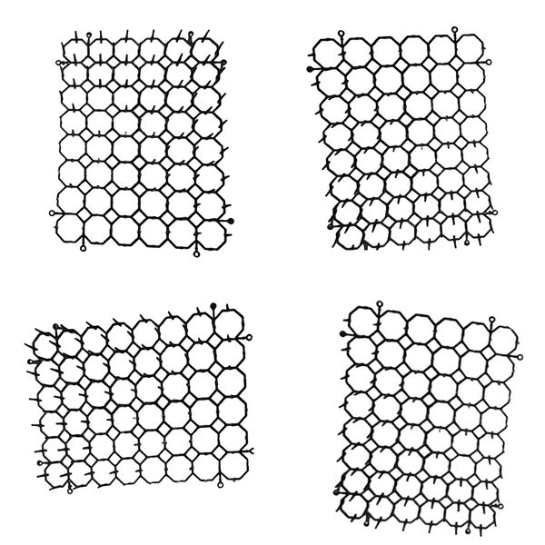 

4xcat scat mat with spikes cat deterrent outdoor mat for garden fence 60x210mm