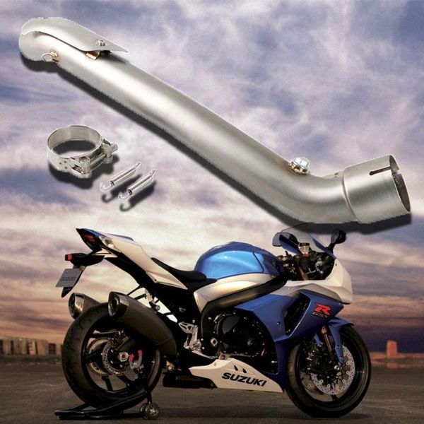 

for gsxr1000 2009-2011 2010 motorcycle middle pipe exhaust mid link muffler tube full system escape gsx-r1000 gsxr 1000
