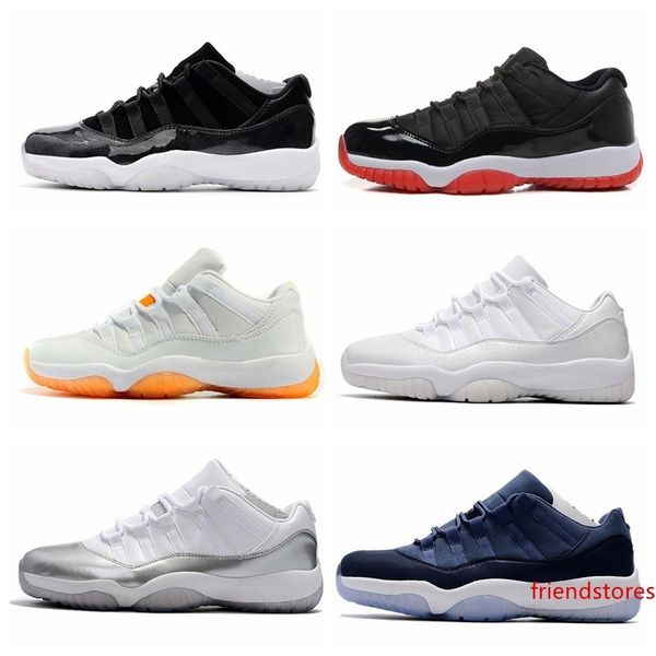 

11s mens basketball shoes low sneakers and gown gamma blue iridescent gym red unc concord bred trainer sport sneakers