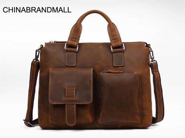 

урожай корова кожа мужчины портфель бизнес-офис сумка сумки для ноутбуков