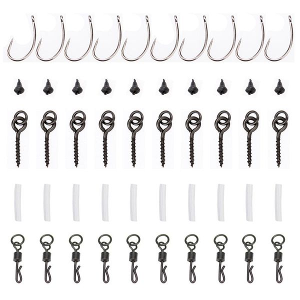 

10set 50pcs ronnie rigs for 360 rigs -up size 6 hooks