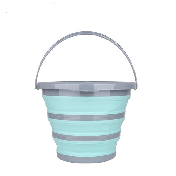 

collapsible silicone bucket 5l and 10l suitable for outdoor camping fishing washing